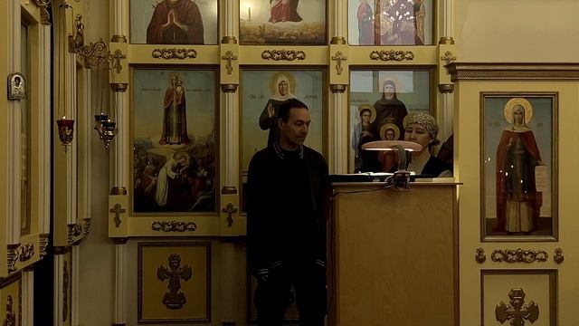 Карабаш. Церковь. Служба (почти вся) 02.01.25. Поём вдвоём