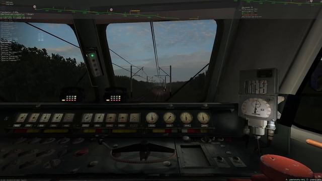 [ZDSimulator] На ЧС4-195 с вагонами габарита РИЦ