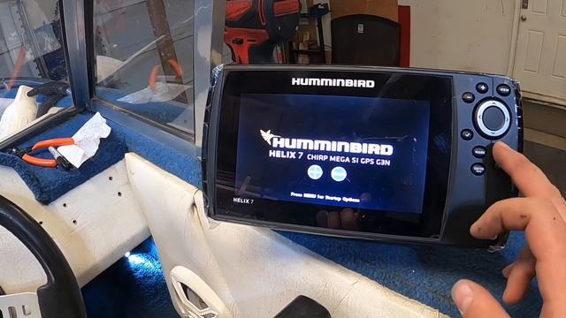 Humminbird Helix Screen Issue