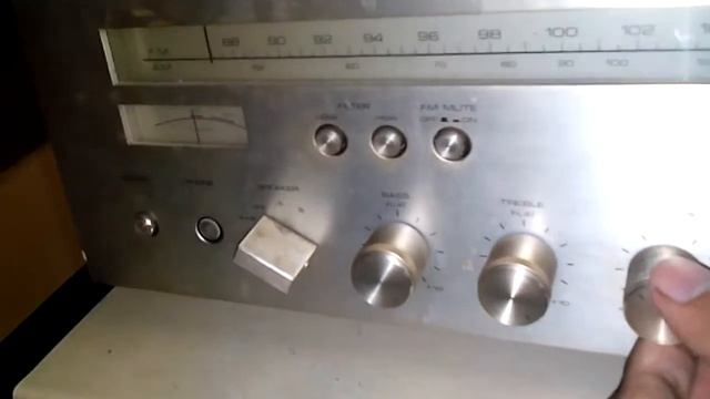 Akai AA-1020 Stereo Receiver Vintage Testing