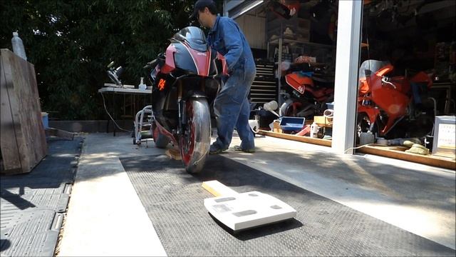 aprilia RS125 Weight measurement