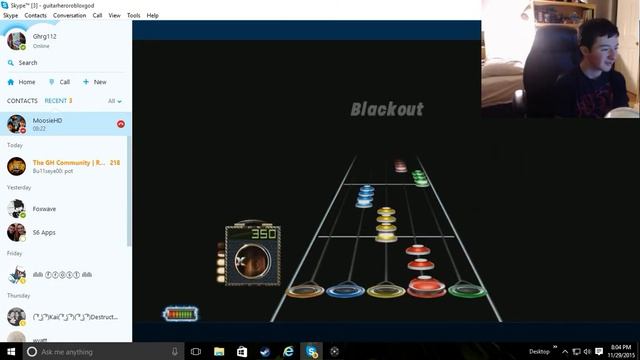 Moosie FC's Speed Test outro on his new Guitar