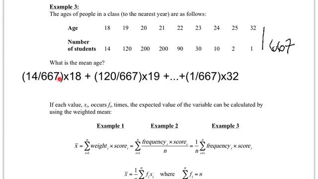 V13 - UNIT 2 GDS pg 24 Example 3: Weighted Mean