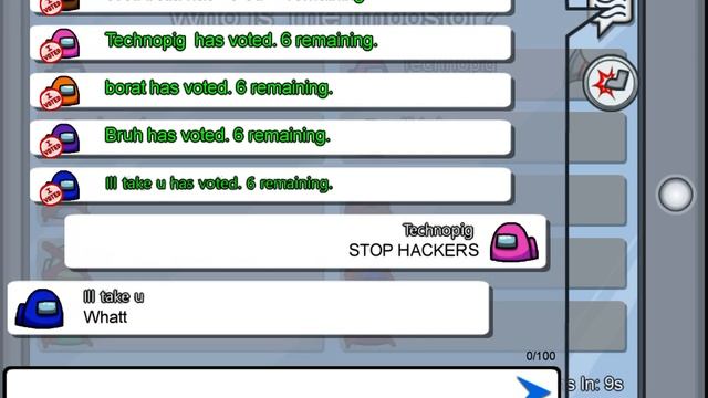 Among us HACKER caught on CAMERA! Beware guys :(