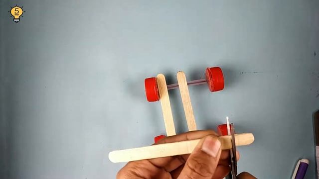 How to make a car for kids using DC motor &  bottle caps- DIY