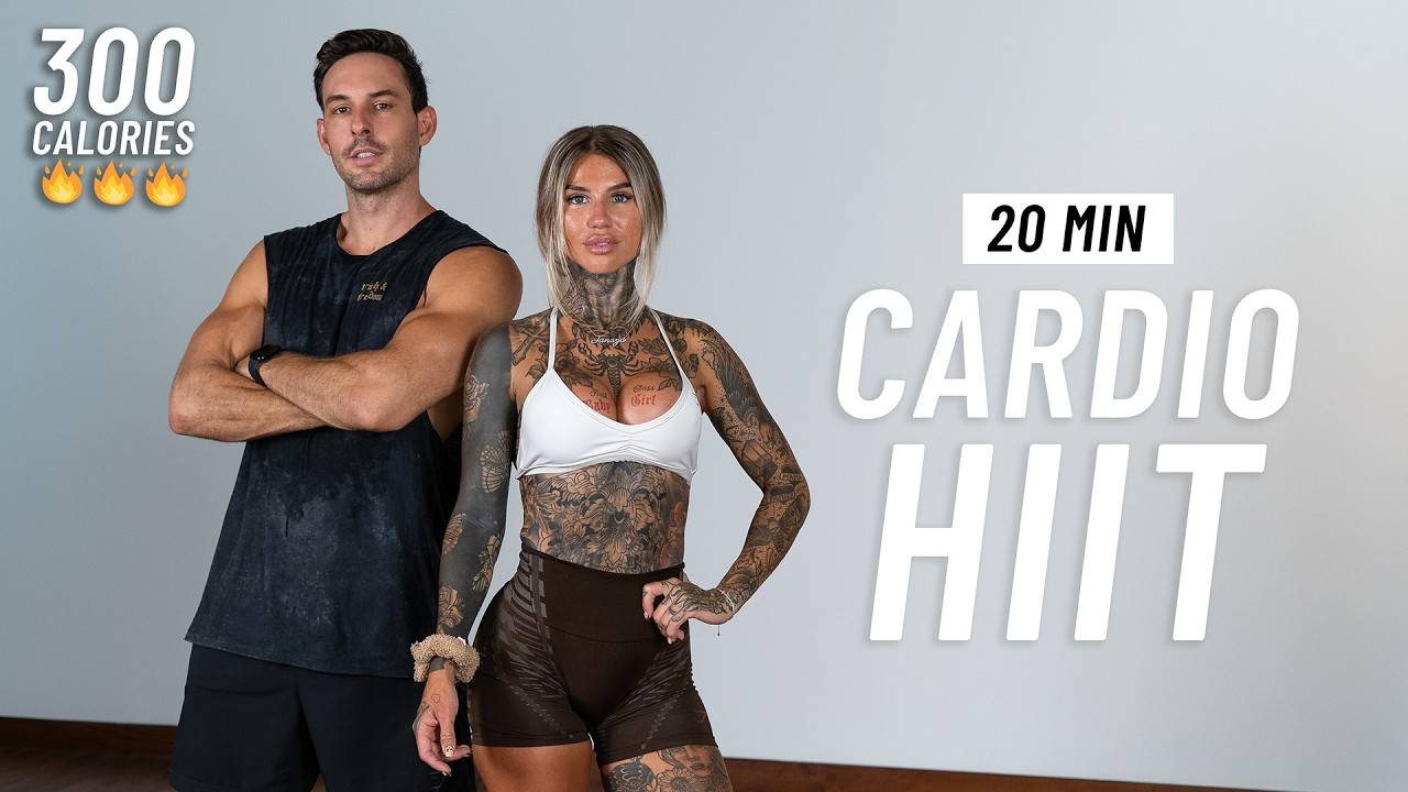 20-МИНУТНАЯ КАРДИОТРЕНИРОВКА HIIT - Для всего тела, без оборудования, без повторов