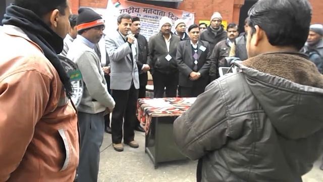 National Voters Day Celebration 25 January 2015 ERO Hasanpur (District Amroha)