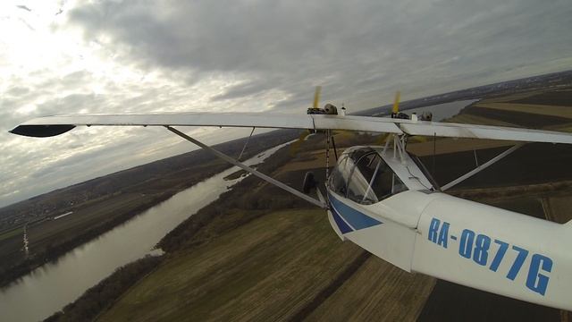 Че-22 Корвет. Посадка на воду, камера на стабильнике - 1.11.2013