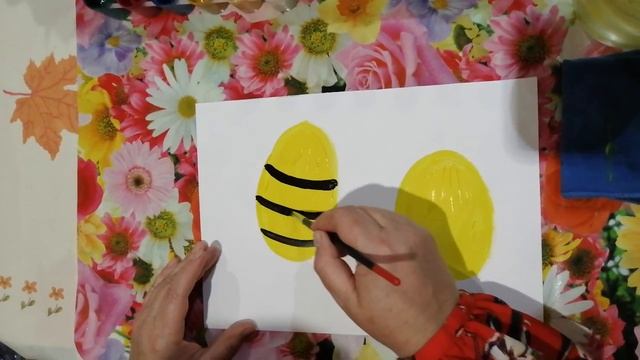 Рисование для малышей "Весёлые пчёлки"