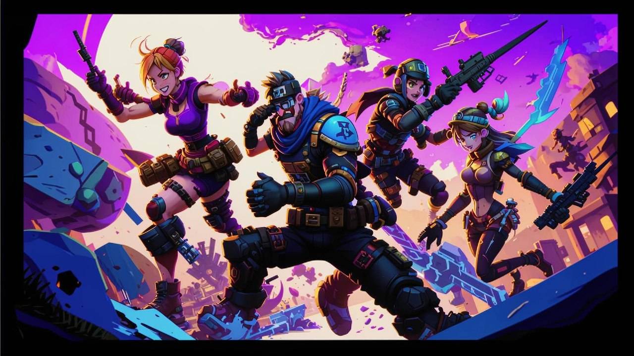Играем в Fortnite | королевская битва, поднятие уровня #1
