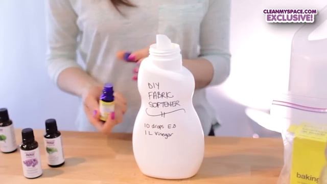 DIY Fabric Softener: How to Make Fabric Softener & Save Money on Laundry (Clean My Space)