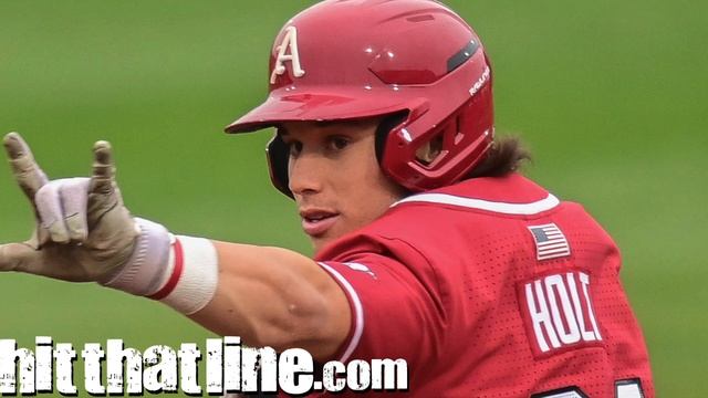 Grant Hall looking at Razorbacks Peyton Holt's emergence at second