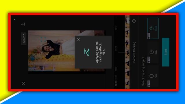 Camera tracking video editing in capcut | Face tracking video editing