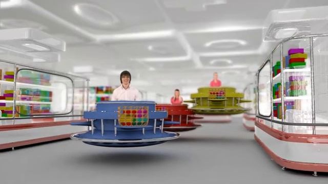 ТЦ ЧКАЛОВ-3D анимация средней сложности с видеосъемкой