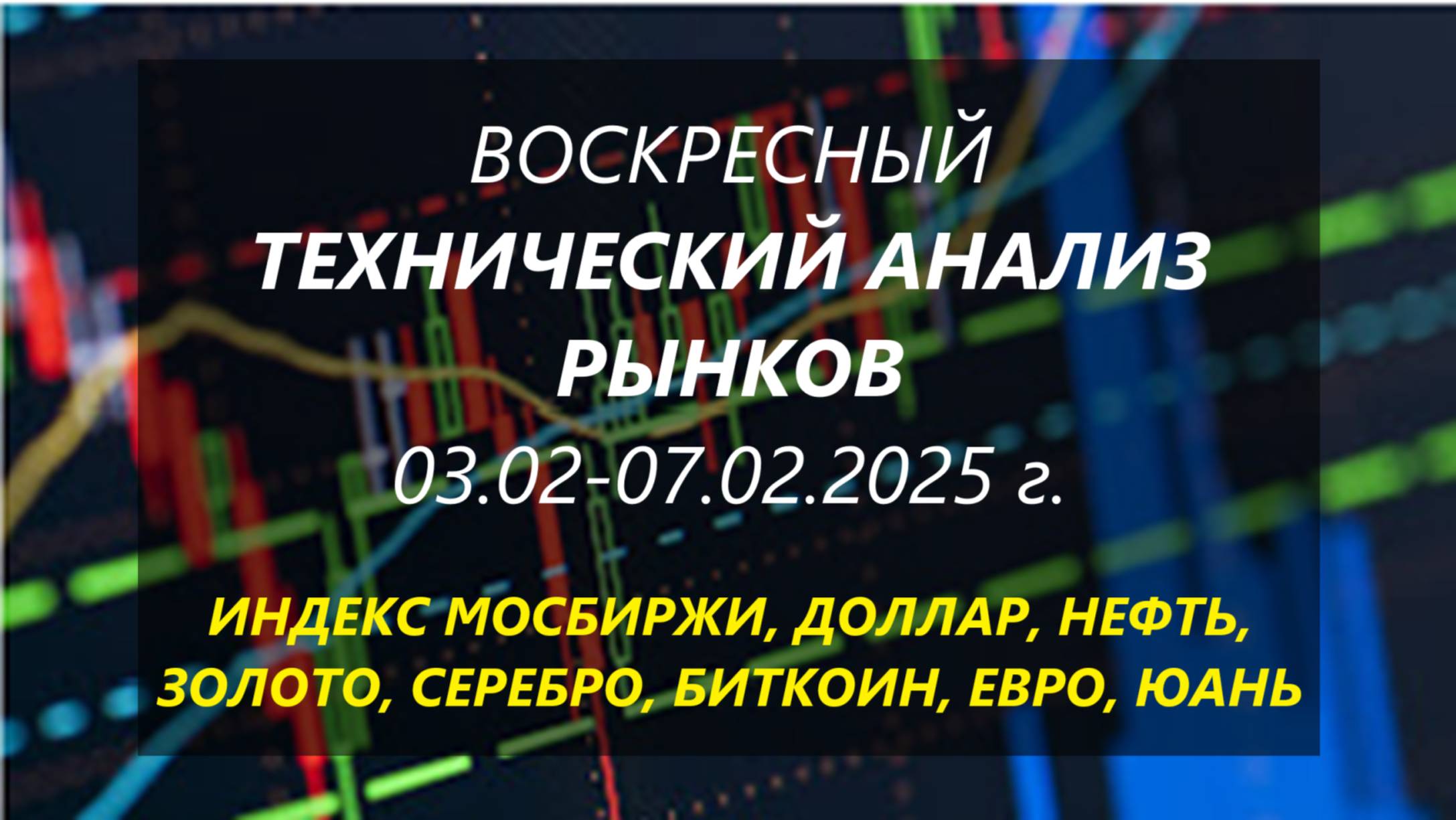 Воскресный технический анализ рынков на неделю 03.02-07.02.25 г.
