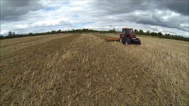 Mzuri Rezult Straw Rake on OSR Stubble