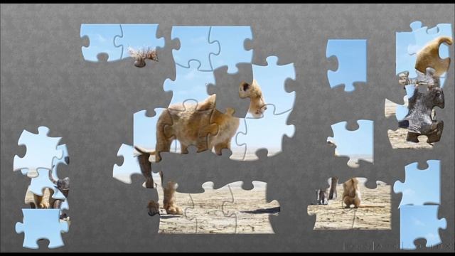 Simba Timon and Pumbaa puzzle