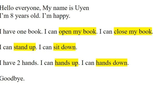 Getting Started - Smart Start 2 (Open your book, hands up, ...)
