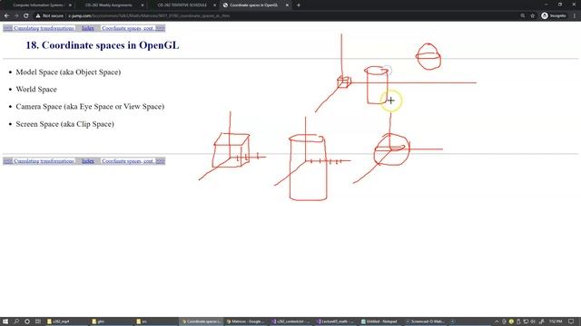 5.19 Coordinate spaces in OpenGL