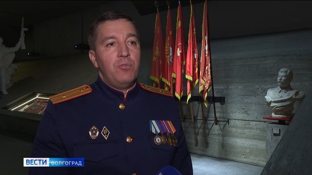 Кадеты СК России. Урок Мужества. Триумфальный зал музея-панорамы «Сталинградская битва».