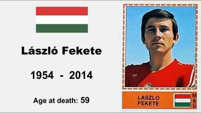 R.I.P. Dead football players in Panini UEFA Euro Album "Europa 80" (PART 1/5) 1980 - 2019