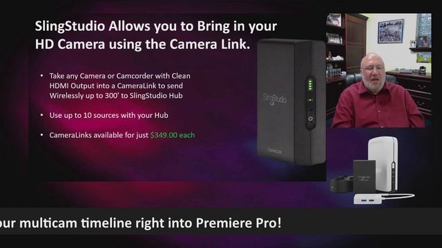 Bring in your HD Camera into SlingStudio with the CameraLink