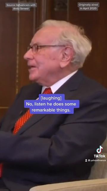 Warren Buffett discusses Elon Musk & Tesla