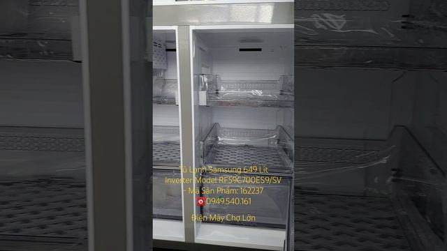 Tủ Lạnh Samsung 649 Lít Sản Xuất Hàn Quốc || Samsung RF59C700ES9/SV || Điện Máy Chợ Lớn Cà Mau