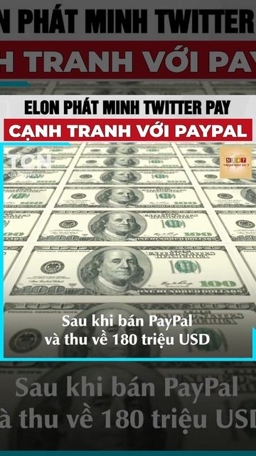 Elon Musk lại phát minh ra Twitter Pay, cạnh tranh với PayPal | Shorts