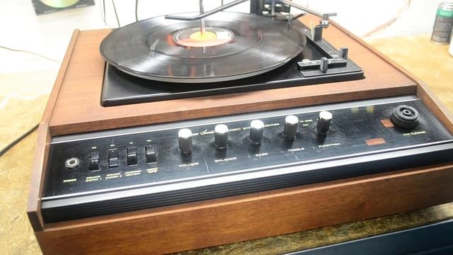 Sears BSR receiver 16 33 45 78 speed turntable