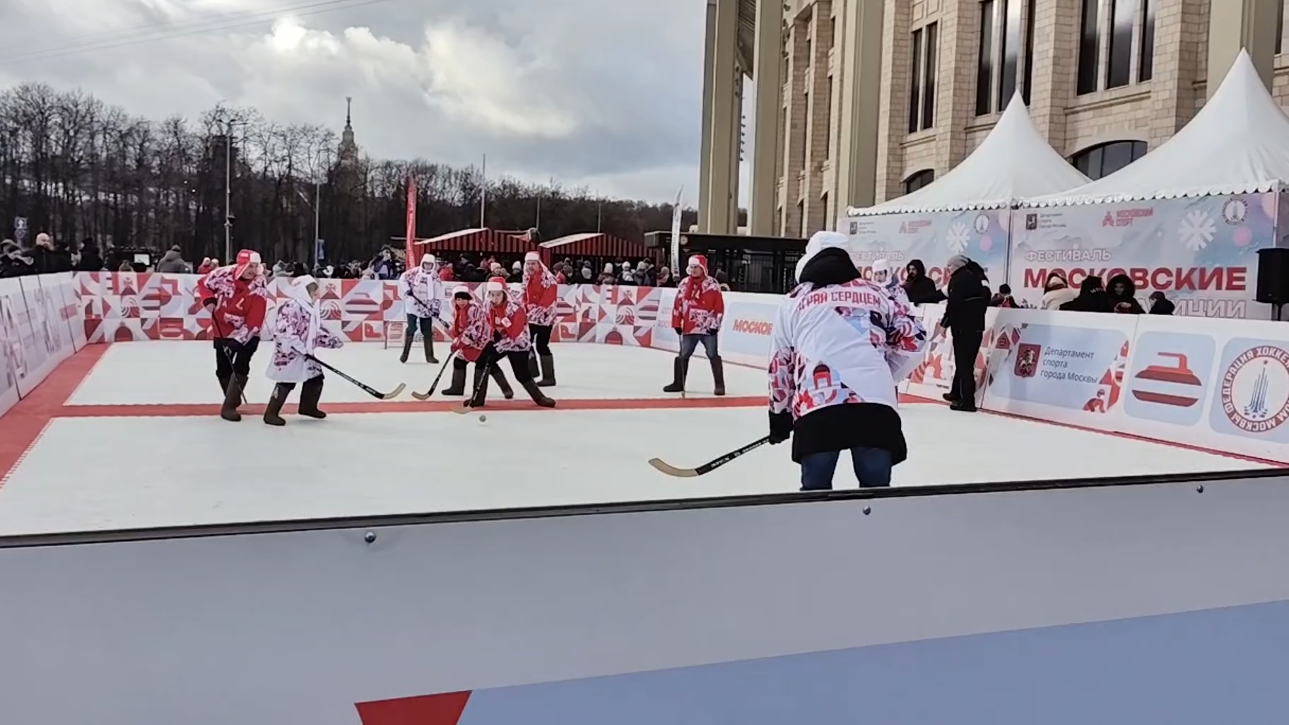 ПРОГУЛКА ПО МОСКВЕ. ДЕНЬ МОСКОВСКОГО СПОРТА В ЛУЖНИКАХ.