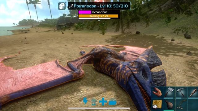 ARK Mobile: Taming My First Pteranodon