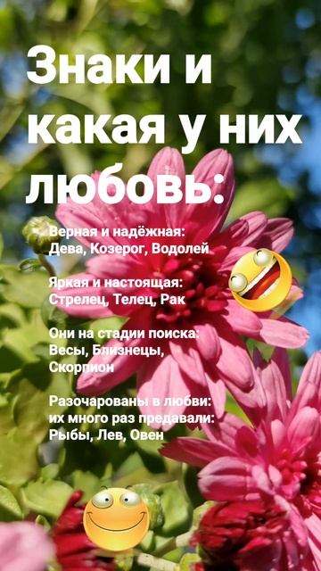 Знаки и какая у них любовь. Козерог,  Водолей,  Рыбы...