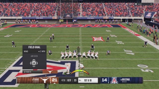 EA SPORTS College Football 25 fake fg td