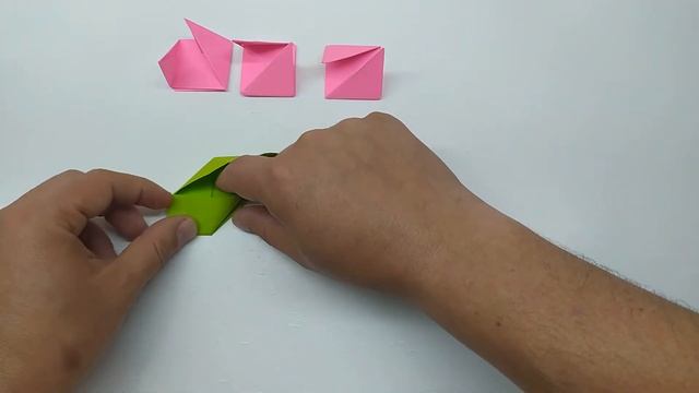 Оригами Роза | Роза из бумаги | Роза куб | Origami Rose | Rose from Paper | Rose Cube