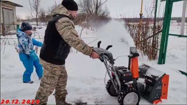 ПЕТРОВСК . (БЛОГЕР) ДАЛИМИР . ПЕРВЫЙ РАЗ ЗИМОЙ В ДЕРЕВНЕ - 2024 ГОД.