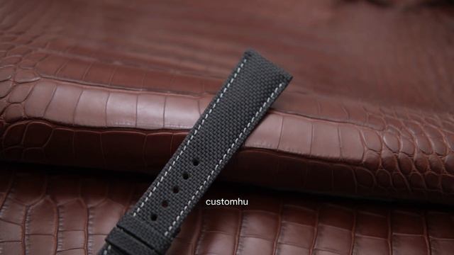 Blancpain Fifty Fathoms Strap 23mm Nylon Microfibe #Blancpain #FiftyFathoms#leatherstrap#Customstra