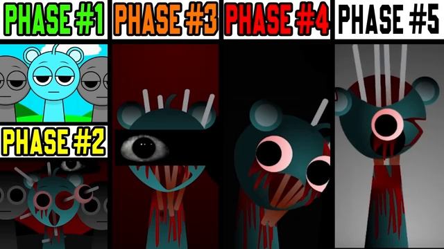 Phase 1 VS Phase 2 VS Phase 3 VS Phase 4 VS Phase 5 in Incredibox Sprunki!