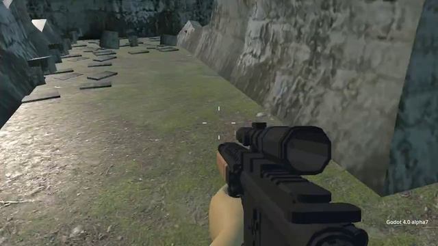 Godot 4.0 alpha 7 fps game