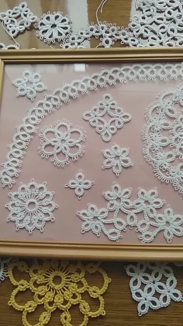 Картина из мотивов фриволите. #фриволитеиглой