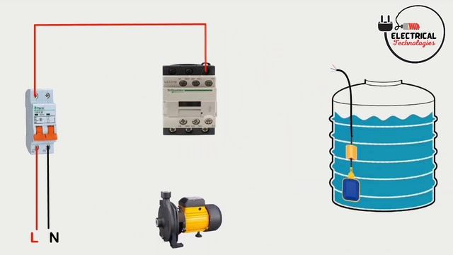 water pump auto control from float switch wiring diagram