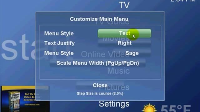 SageMC Custom Menu Skinning