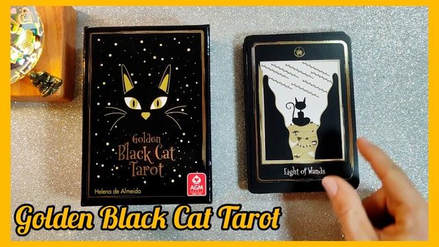 Golden Black Cat Tarot 🐈AGM Urania 🌌#reseñas #tarot #review #tarotart #cartas