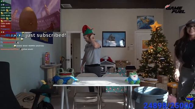 Mizkif Sister Emily Rinaudo SHAMELESS Walk In Front Of Camera