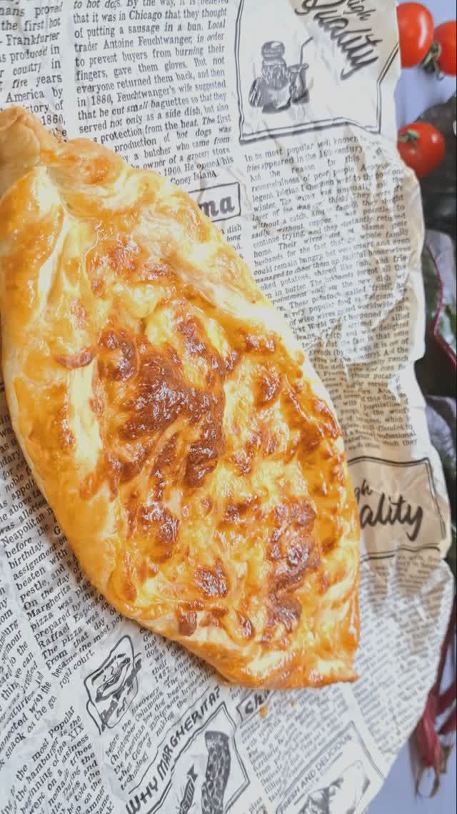 Хачапури из слоёного теста!!! Вкуснятина!!!😋😋😋