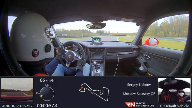 RN #1 Onboard video Moscow Raceway GP, Default Vehicle, 01:54.686