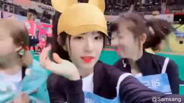 180116 레드벨벳 Red Velvet Irene Seulgi Yeri Instagram Video at mbc isac  Athletics Championship