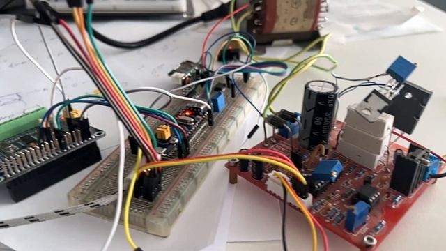 Китайский diy kit лбп 28в 3а с цифровым управлением stm32 и dac8552