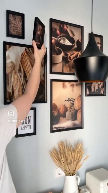 🍂 Уютное осеннее преображение кухни постерами Homelly.Art 🍂