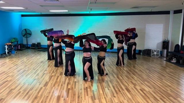 Allure Belly Dance Performance Class debut "Unveiled" at Allure Social ~ May 2022